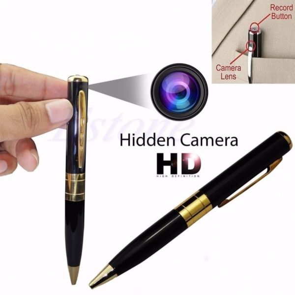 עט ריגול - בעל מיקרופון מובנה ומצלמה איכותית נסתרת