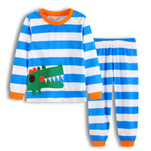 בגדי ילדים סטי בני הלבשת בגדי דינוזאור קריקטורה פיג תנין בעלי החיים ילדי סט תינוקת כותנה פיג 'מות 1
