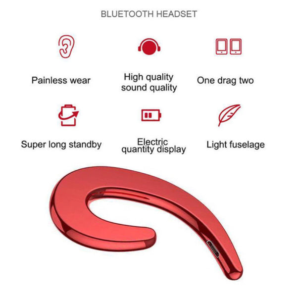 אוזניית Bluetooth מעוצבת לנוחות מירבית – דגם 2021 3