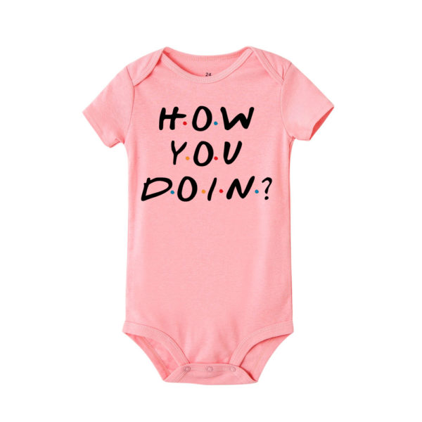 בגד גוף לתינוקות עם הדפס – “How You Doin” 4