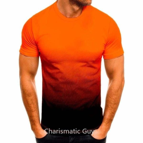 חולצה שרוולים קצרים לגבר בשילוב 3 צבעים! 5