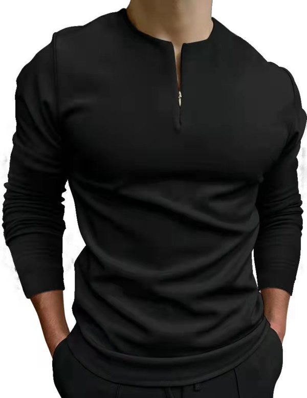 חולצות ארוכות לגברים ללא צווארון! 2