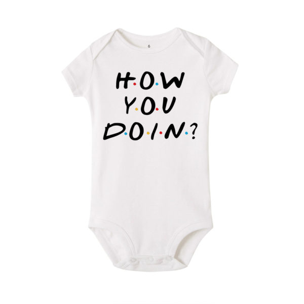 בגד גוף לתינוקות עם הדפס – “How You Doin” 3