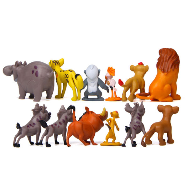צעצוע לילדים – סט 12 דמויות ממלך האריות – דיסני! 3